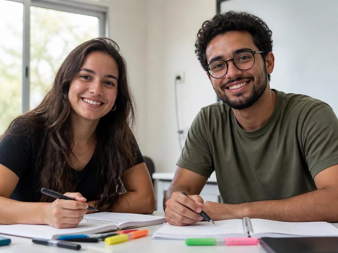 Colaboradores em volta da mesa de reunião discutindo um ponto da pauta