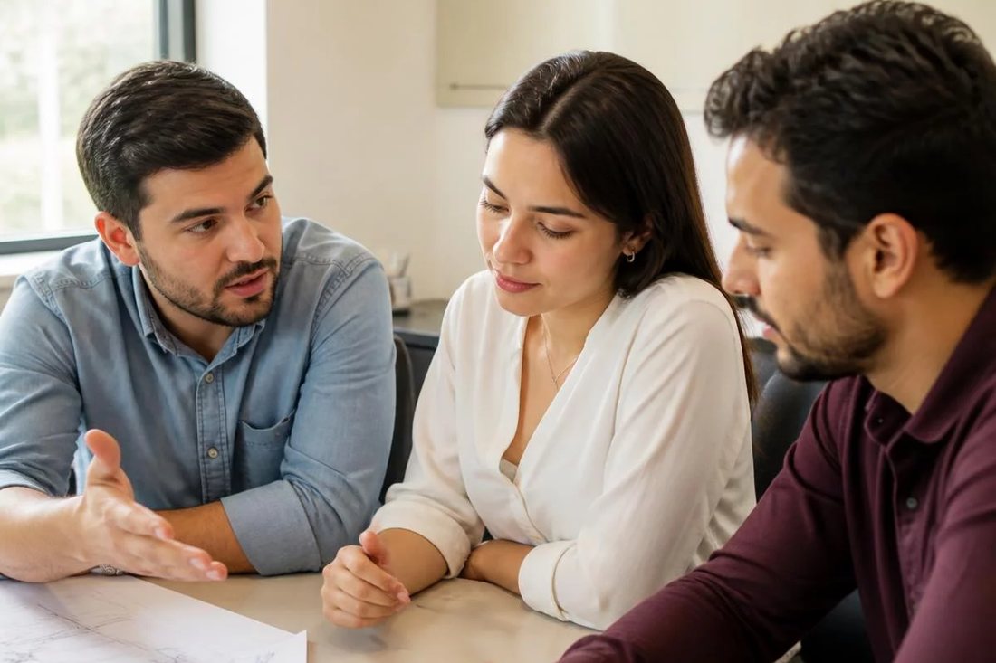 Participante falando em pé enquanto o restante da turma acompanha sentado